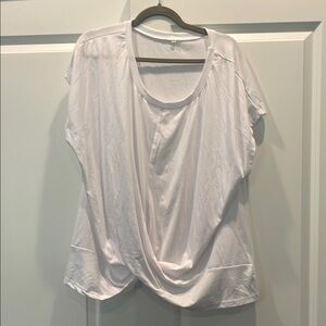 White Women's Drape Top size 3X